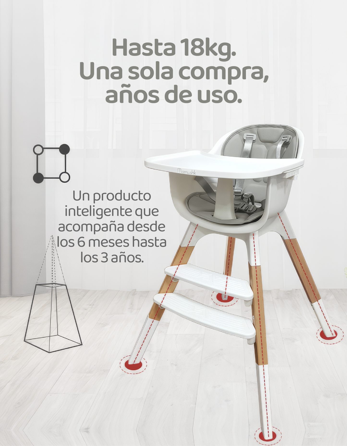 Silla alta para bebé