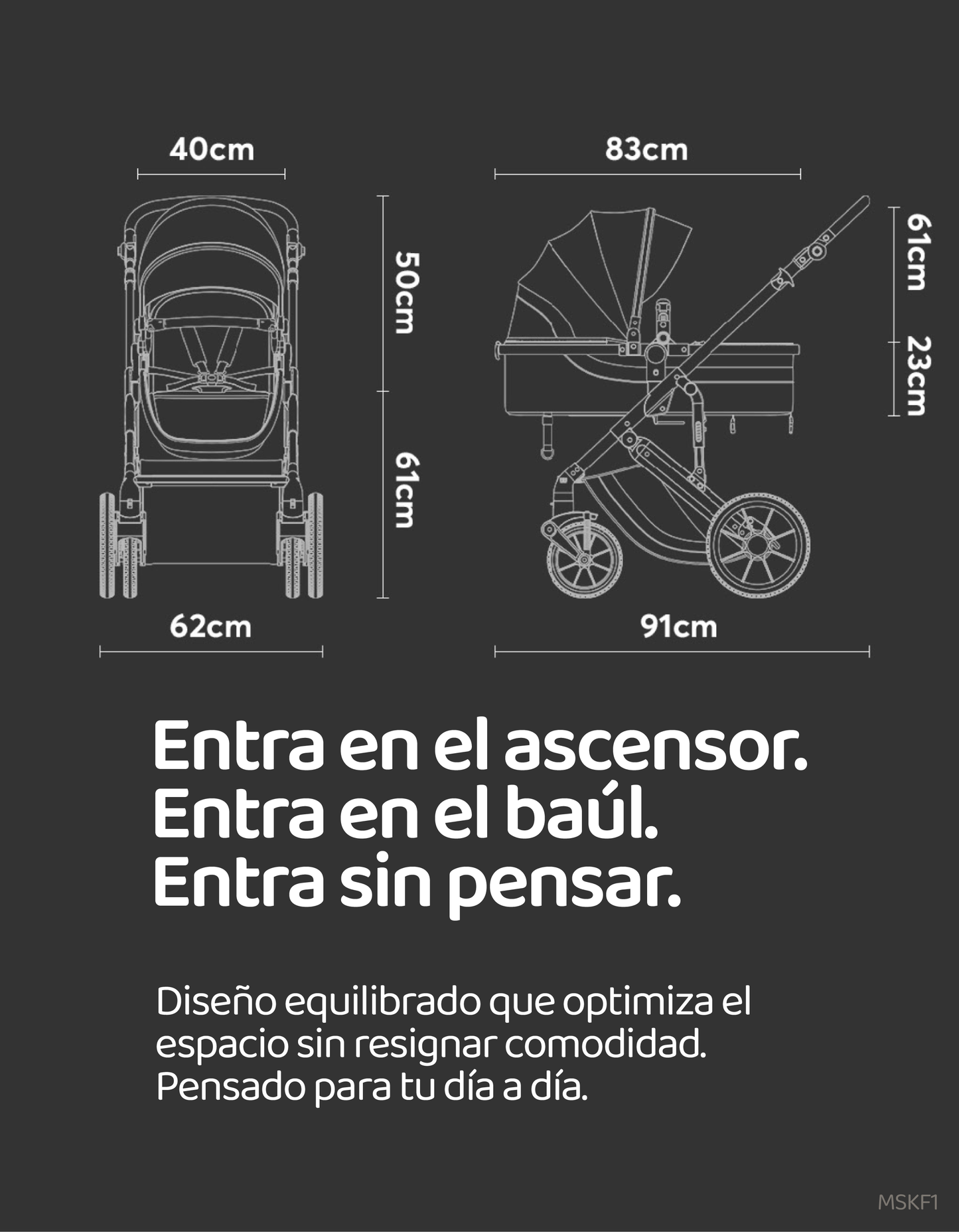 Cochecito para bebé F1